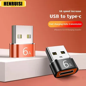 6A USB To Type-C OTG i Type-C To USB3.1 OTG Adapter je Pretvarač Za Macbook Samsung, Huawei Xiaomi iPhone USB Priključak