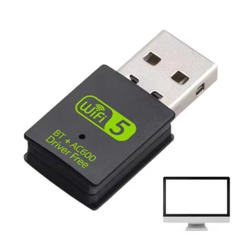 896F 600M USB WiFi Adapter BT + AC600 WLAN Ključ dual-band 2,4/5,8 G kartice za Bežičnu mrežu WI-Fi Upravljački program za Besplatno