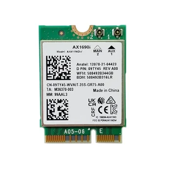 AX1690I WiFi kartica AX411 Wi-Fi 6E brzina 2,4 Gbit/s 802.11 Ax 2,4/5 / 6 Ghz bežičnu Bluetooth modul 5,3