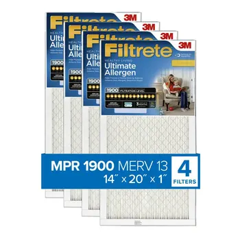 Filter zraka, MPR 1900 MERV 13, Alergen za zdrav stil Života, Primijeti Dim, Bakterija i Virusnih čestica, 4 Filter