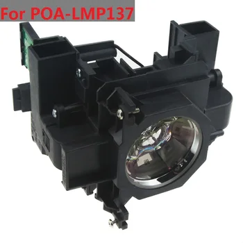 Lampa projektora POA-LMP137 za SANYO PLC-MW4500 PLC-WM4500 PLC-XM100L PLC-XM80L PLC-XM5000 PLC-XW4500L Gola Žarulja Sa kućištem