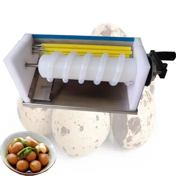 U restoranu se koristi stroj za čišćenje kuhane prepelicjih jaja zrnu, manji strojevi za čišćenje prepelicjih jaja